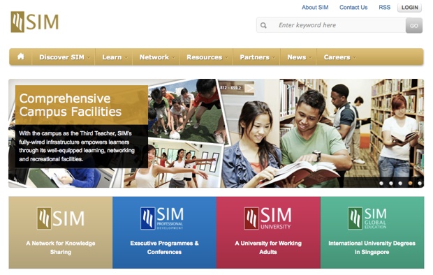 SIMは、シンガポールの経済発展に不可欠な高度な経営能力を持つ人材を育成する目的でつくられ、「生涯学習 Lifelong Learning」の場として、国から助成金が出ている唯一の学校でもあります。