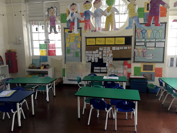 １年生の教室